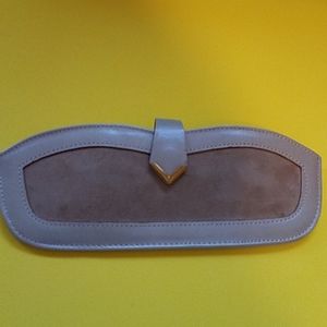 Vintage Sun Glasses Case for Clip Ons Leather